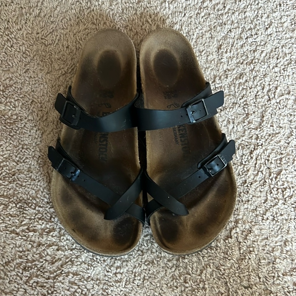 Black Birkenstocks